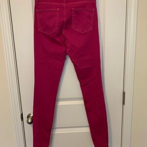 Kut from the Kloth Fuchsia Skinny Jeans